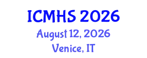 International Conference on Medical and Health Sciences (ICMHS) August 12, 2026 - Venice, Italy
