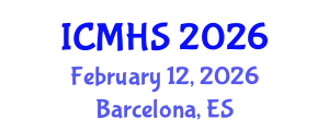 International Conference on Medical and Health Sciences (ICMHS) February 12, 2026 - Barcelona, Spain