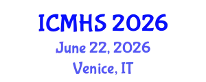 International Conference on Medical and Health Sciences (ICMHS) June 22, 2026 - Venice, Italy