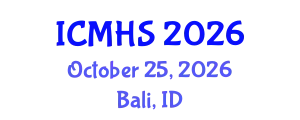 International Conference on Medical and Health Sciences (ICMHS) October 25, 2026 - Bali, Indonesia