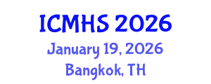 International Conference on Medical and Health Sciences (ICMHS) January 19, 2026 - Bangkok, Thailand