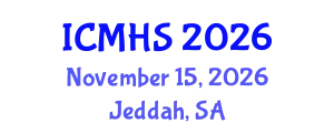 International Conference on Medical and Health Sciences (ICMHS) November 15, 2026 - Jeddah, Saudi Arabia