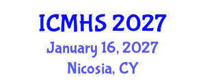 International Conference on Medical and Health Sciences (ICMHS) January 16, 2027 - Nicosia, Cyprus