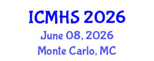 International Conference on Medical and Health Sciences (ICMHS) June 08, 2026 - Monte Carlo, Monaco