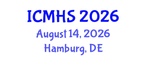 International Conference on Medical and Health Sciences (ICMHS) August 14, 2026 - Hamburg, Germany