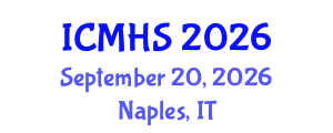International Conference on Medical and Health Sciences (ICMHS) September 20, 2026 - Naples, Italy