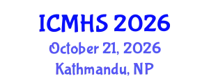 International Conference on Medical and Health Sciences (ICMHS) October 21, 2026 - Kathmandu, Nepal