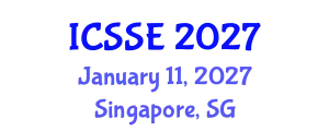 International Conference on Social Science and Economics (ICSSE) January 11, 2027 - Singapore, Singapore