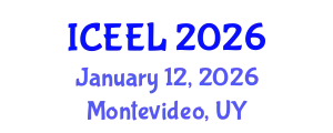 International Conference on Education and E-Learning (ICEEL) January 12, 2026 - Montevideo, Uruguay