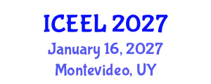 International Conference on Education and E-Learning (ICEEL) January 16, 2027 - Montevideo, Uruguay