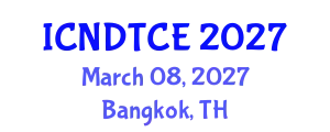 International Conference on Non-Destructive Testing in Civil Engineering (ICNDTCE) March 08, 2027 - Bangkok, Thailand