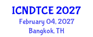 International Conference on Non-Destructive Testing in Civil Engineering (ICNDTCE) February 04, 2027 - Bangkok, Thailand