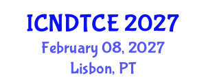 International Conference on Non-Destructive Testing in Civil Engineering (ICNDTCE) February 08, 2027 - Lisbon, Portugal