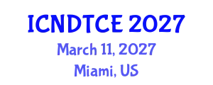 International Conference on Non-Destructive Testing in Civil Engineering (ICNDTCE) March 11, 2027 - Miami, United States