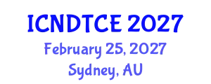 International Conference on Non-Destructive Testing in Civil Engineering (ICNDTCE) February 25, 2027 - Sydney, Australia