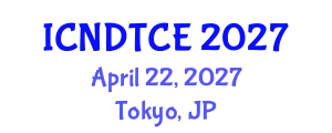 International Conference on Non-Destructive Testing in Civil Engineering (ICNDTCE) April 22, 2027 - Tokyo, Japan