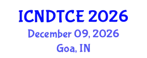 International Conference on Non-Destructive Testing in Civil Engineering (ICNDTCE) December 09, 2026 - Goa, India
