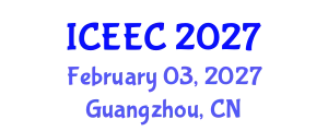 International Conference on Environmental and Ecological Chemistry (ICEEC) February 03, 2027 - Guangzhou, China