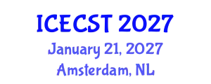 International Conference on Energy Conversion Systems and Technologies (ICECST) January 21, 2027 - Amsterdam, Netherlands
