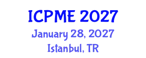 International Conference on Polymer and Material Engineering (ICPME) January 28, 2027 - Istanbul, Turkey