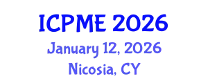 International Conference on Polymer and Material Engineering (ICPME) January 12, 2026 - Nicosia, Cyprus