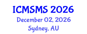 International Conference on Material Strength and Materials Science (ICMSMS) December 02, 2026 - Sydney, Australia