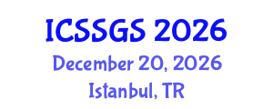 International Conference on Sedimentology, Stratigraphy and Geological Sciences (ICSSGS) December 20, 2026 - Istanbul, Turkey