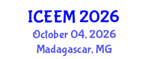 International Conference on Ecology and Ecological Modeling (ICEEM) October 04, 2026 - Madagascar, Madagascar