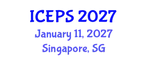 International Conference on Economics and Political Science (ICEPS) January 11, 2027 - Singapore, Singapore