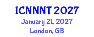 International Conference on Nanomaterials, Nanotechnology and Nanomechanical Testing (ICNNNT) January 21, 2027 - London, United Kingdom