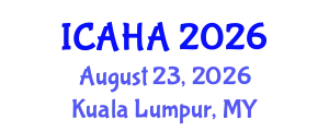 International Conference on Audiology and Hearing Aids (ICAHA) August 23, 2026 - Kuala Lumpur, Malaysia