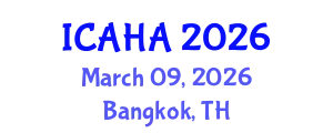 International Conference on Audiology and Hearing Aids (ICAHA) March 09, 2026 - Bangkok, Thailand