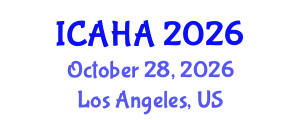 International Conference on Audiology and Hearing Aids (ICAHA) October 28, 2026 - Los Angeles, United States