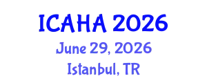 International Conference on Audiology and Hearing Aids (ICAHA) June 29, 2026 - Istanbul, Turkey