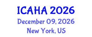 International Conference on Audiology and Hearing Aids (ICAHA) December 09, 2026 - New York, United States