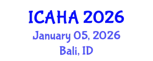 International Conference on Audiology and Hearing Aids (ICAHA) January 05, 2026 - Bali, Indonesia