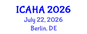 International Conference on Audiology and Hearing Aids (ICAHA) July 22, 2026 - Berlin, Germany