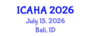 International Conference on Audiology and Hearing Aids (ICAHA) July 15, 2026 - Bali, Indonesia