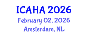 International Conference on Audiology and Hearing Aids (ICAHA) February 02, 2026 - Amsterdam, Netherlands