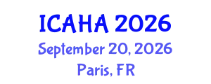 International Conference on Audiology and Hearing Aids (ICAHA) September 20, 2026 - Paris, France