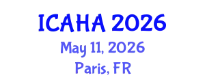 International Conference on Audiology and Hearing Aids (ICAHA) May 11, 2026 - Paris, France