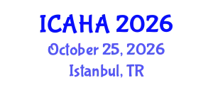 International Conference on Audiology and Hearing Aids (ICAHA) October 25, 2026 - Istanbul, Turkey