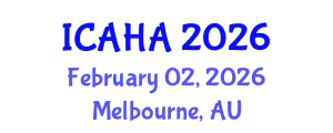 International Conference on Audiology and Hearing Aids (ICAHA) February 02, 2026 - Melbourne, Australia