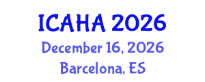 International Conference on Audiology and Hearing Aids (ICAHA) December 16, 2026 - Barcelona, Spain