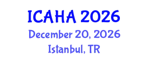 International Conference on Audiology and Hearing Aids (ICAHA) December 20, 2026 - Istanbul, Turkey