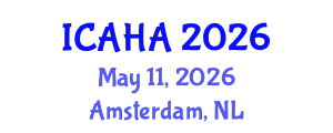 International Conference on Audiology and Hearing Aids (ICAHA) May 11, 2026 - Amsterdam, Netherlands