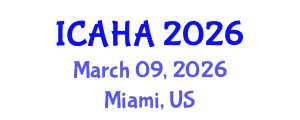 International Conference on Audiology and Hearing Aids (ICAHA) March 09, 2026 - Miami, United States