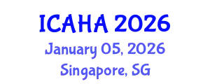 International Conference on Audiology and Hearing Aids (ICAHA) January 05, 2026 - Singapore, Singapore