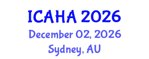 International Conference on Audiology and Hearing Aids (ICAHA) December 02, 2026 - Sydney, Australia