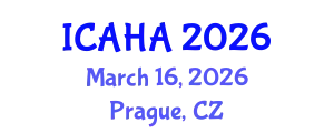 International Conference on Audiology and Hearing Aids (ICAHA) March 16, 2026 - Prague, Czechia